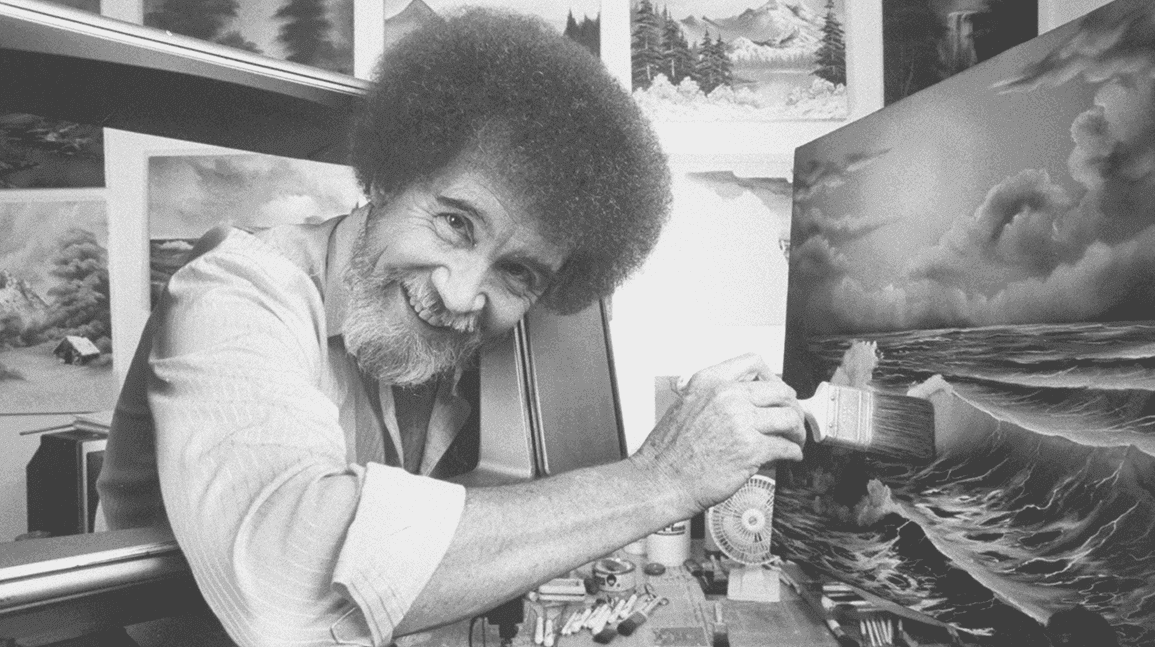 Cover Image for Bob Ross paintings being auctioned to benefit public TV stations