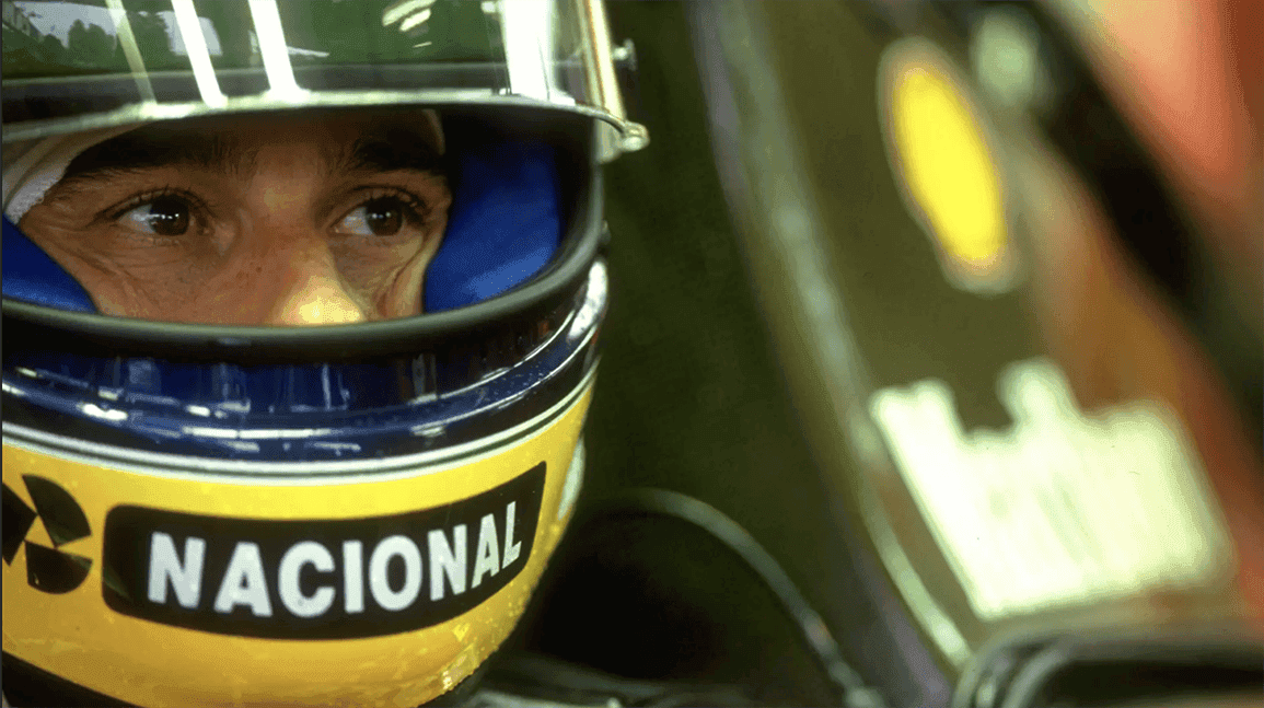 Cover Image for Ayrton Senna helmet from 1992 Belgian Grand Prix sells for record $963,700