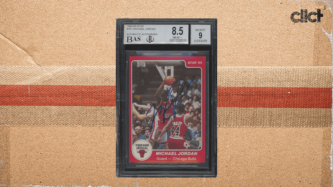 Signed Michael Jordan 1984 Star card sells for record $312k