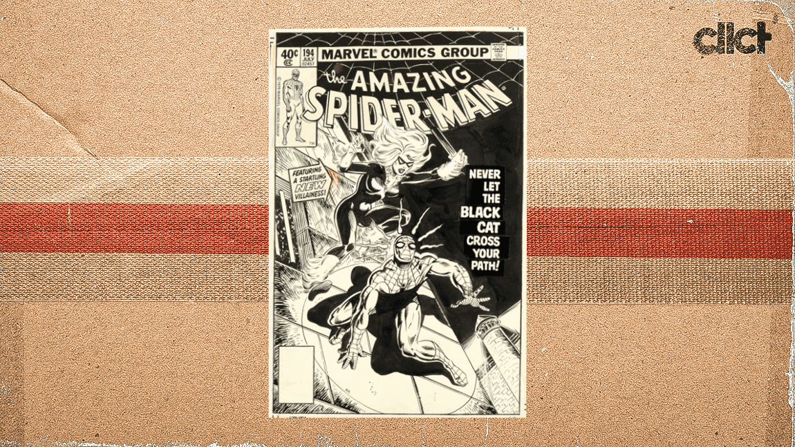 Cover Image for Cover art for Black Cat's first appearance in 'Spider-Man' comic sells for $1 million