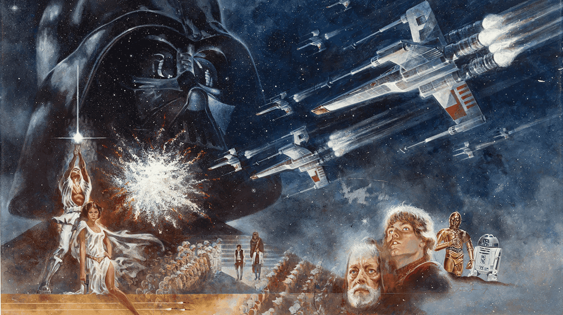 Original painting for 'Star Wars: Episode IV – A New Hope' poster hits auction block