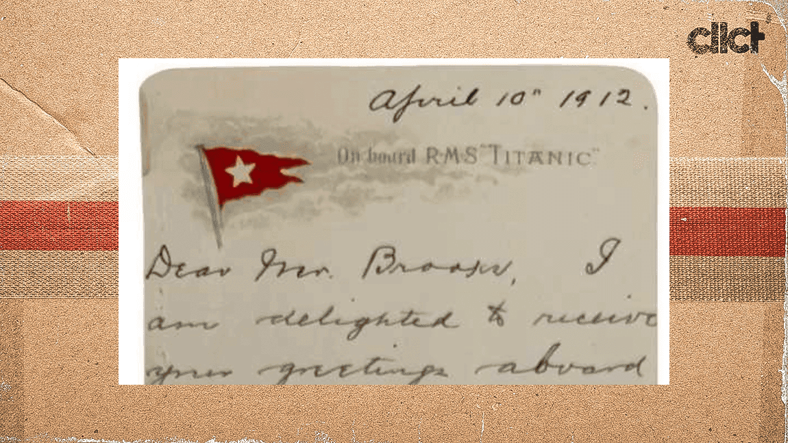 Cover Image for Letter from Titanic passenger hits auction block