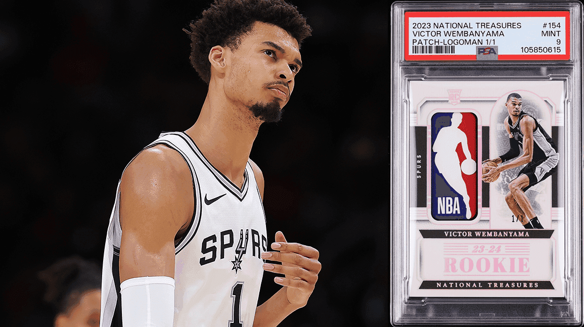 Victor Wembanyama Logoman 1/1 sells for $528k in Fanatics Collect Premier Auction