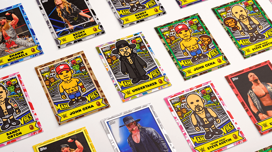 Cover Image for Fanatics, Complex partner for Bape-inspired WWE trading cards