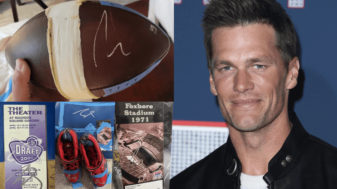 Cover Image for Tom Brady autograph signing sparks uproar: ‘He defaced our stuff’ 