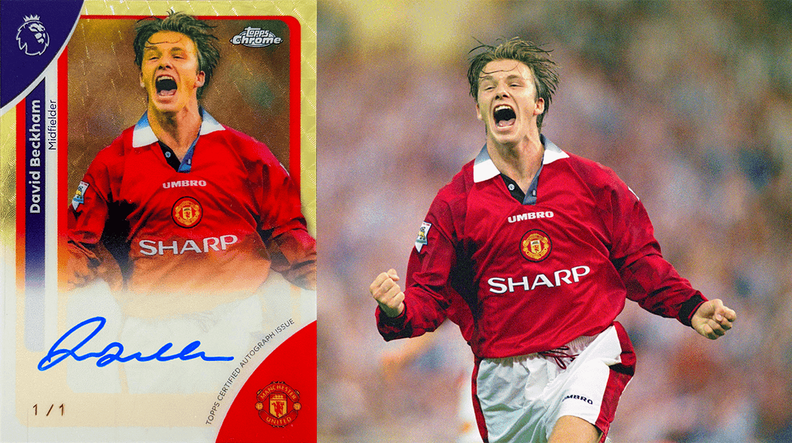 Cover Image for David Beckham signs exclusive memorabilia deal with Fanatics