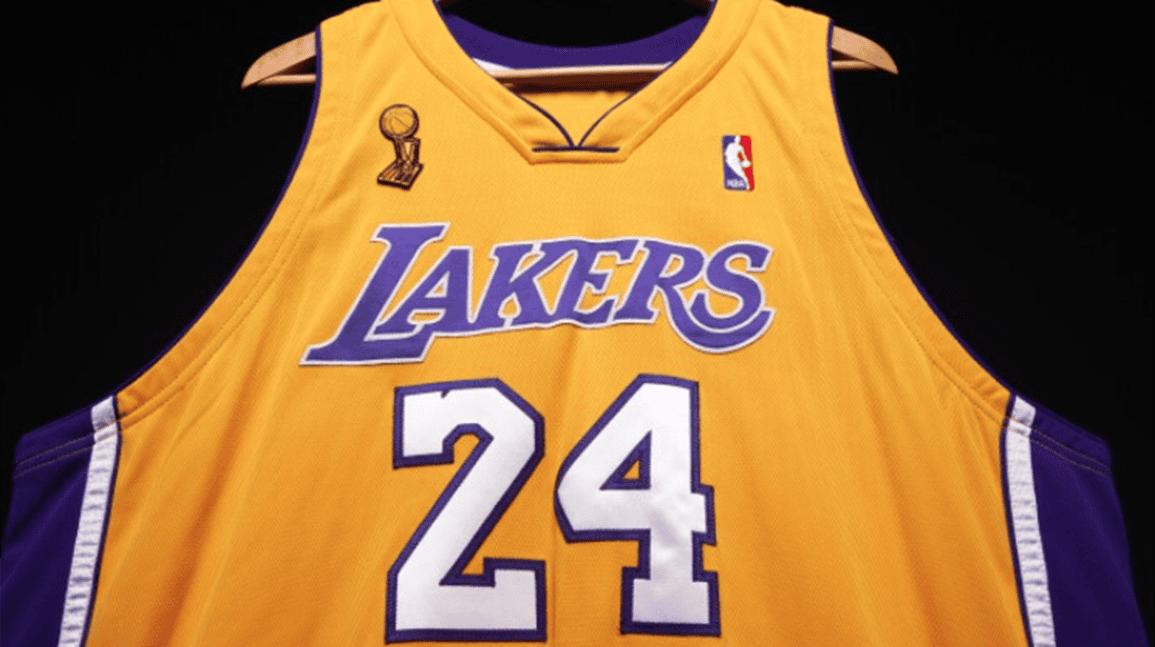 Cover Image for Kobe Bryant jersey sells for $1.75 million at Sotheby's
