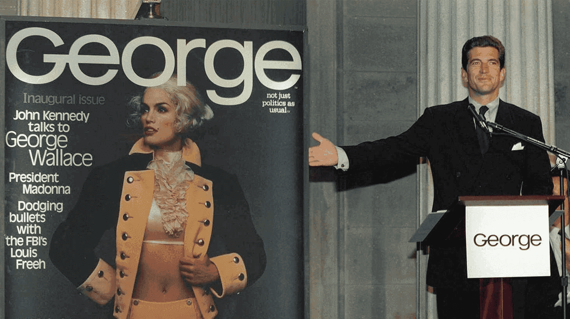 "George" magazine seeing surge in collectibility among JFK Jr. FX show