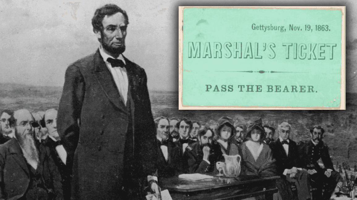 Cover Image for Only known ticket to The Gettysburg Address sells for $187,500