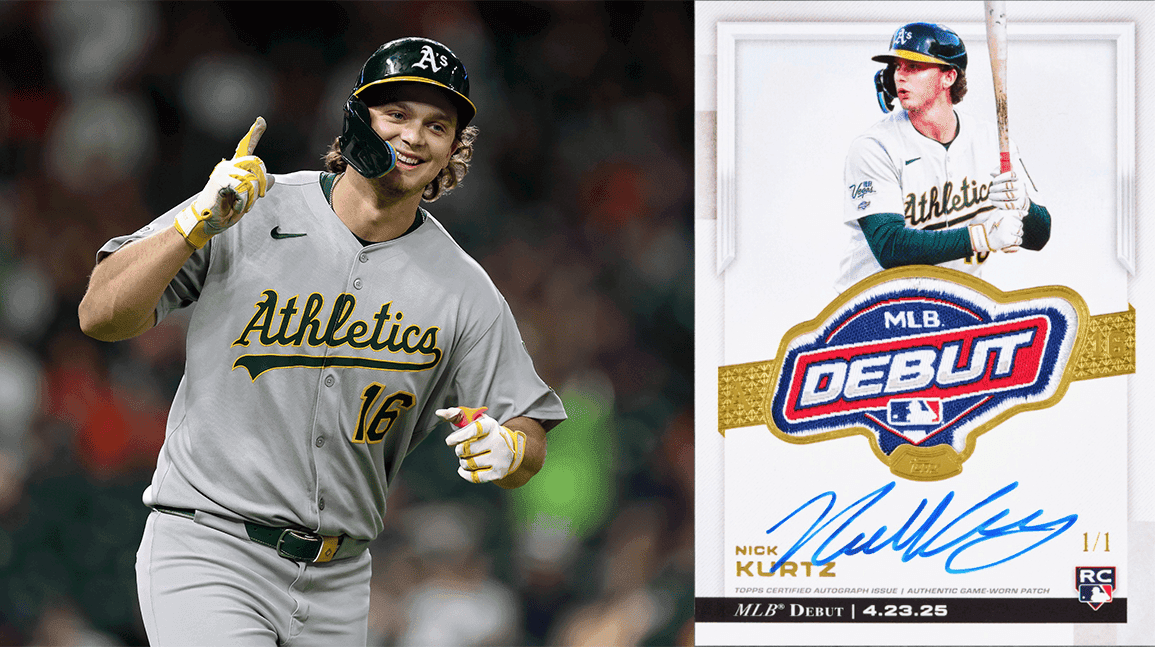 Cover Image for Nick Kurtz RDPA pulled quickly after Topps Chrome Update release