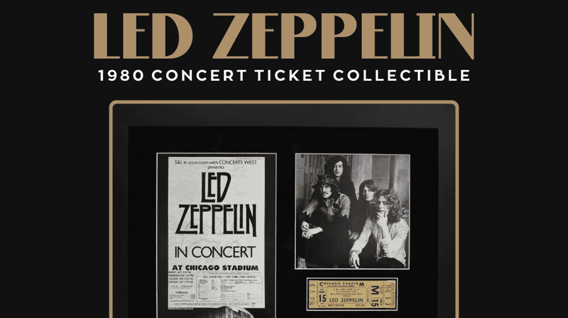 Globe Entertainment partners with cllct, offers Led Zeppelin collectible