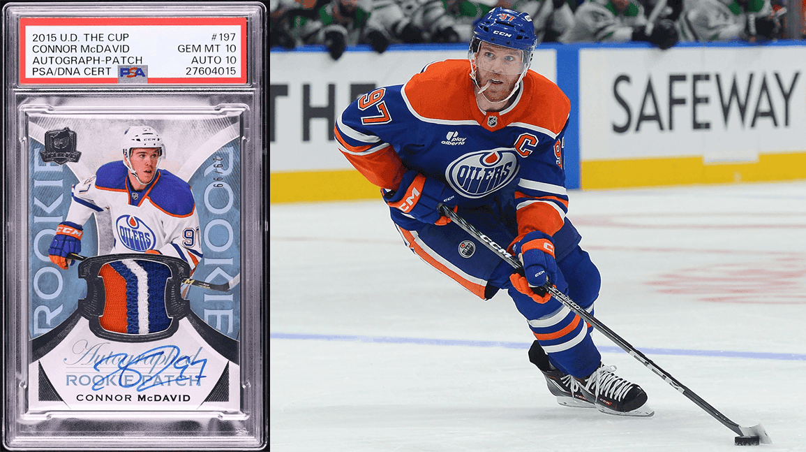 Connor McDavid rookie patch card could set record
