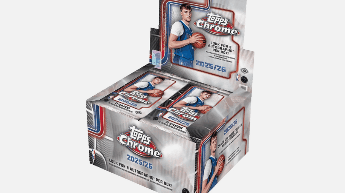Topps' first Dutch auction ends at $1,750 for 2025-26 Chrome Basketball